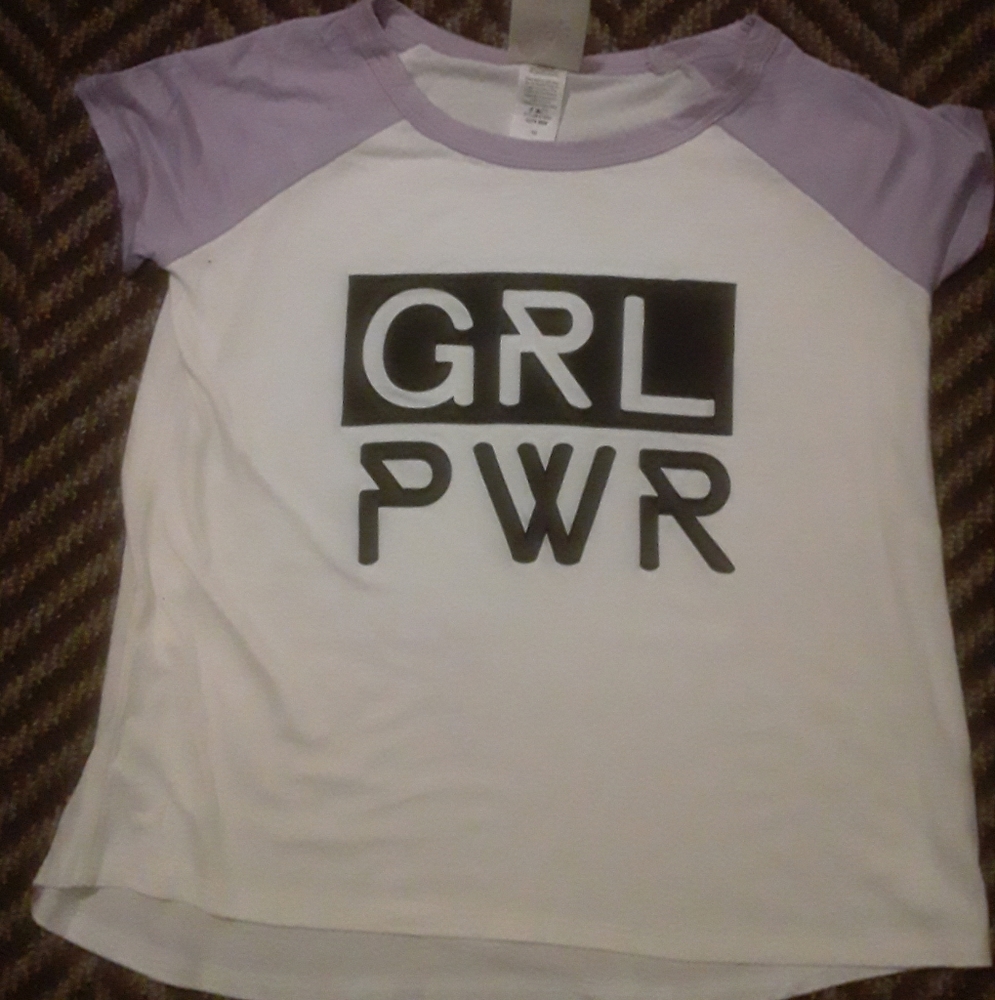 Kiddo Girl Power  Graphic T shirt Size 10